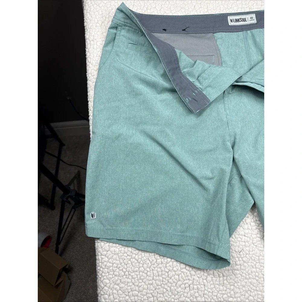 LINKSOUL Boardwalker Hybrid Shorts Men‎ Size 40 Green 8